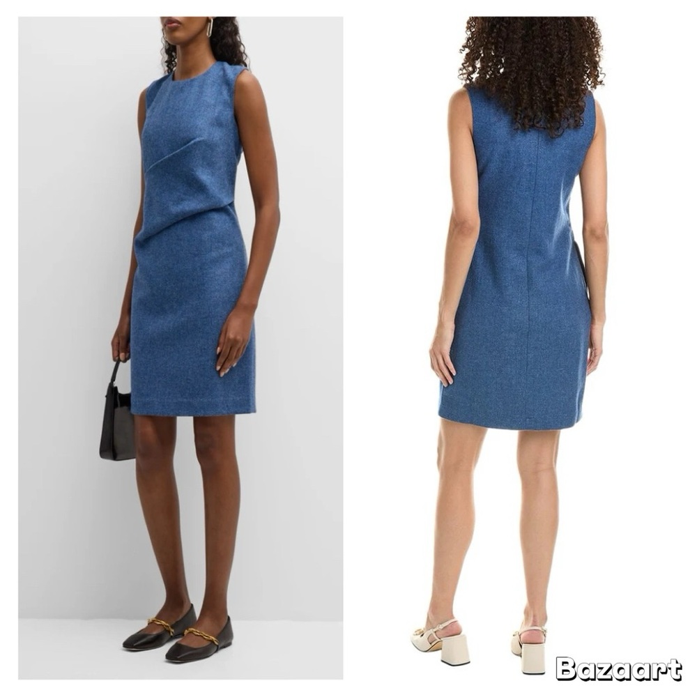 NWT FRANCES VALENTINE CALLISTA WOOL-BLEND DRESS Sz L
